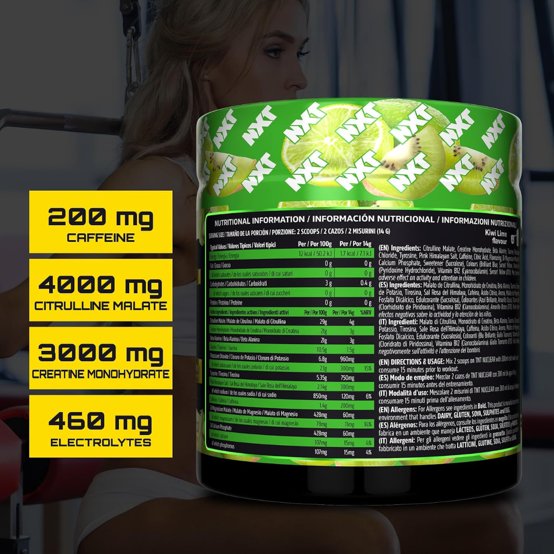 NXT Nutrition TNT Nuclear 420g Kiwi Lime Twist