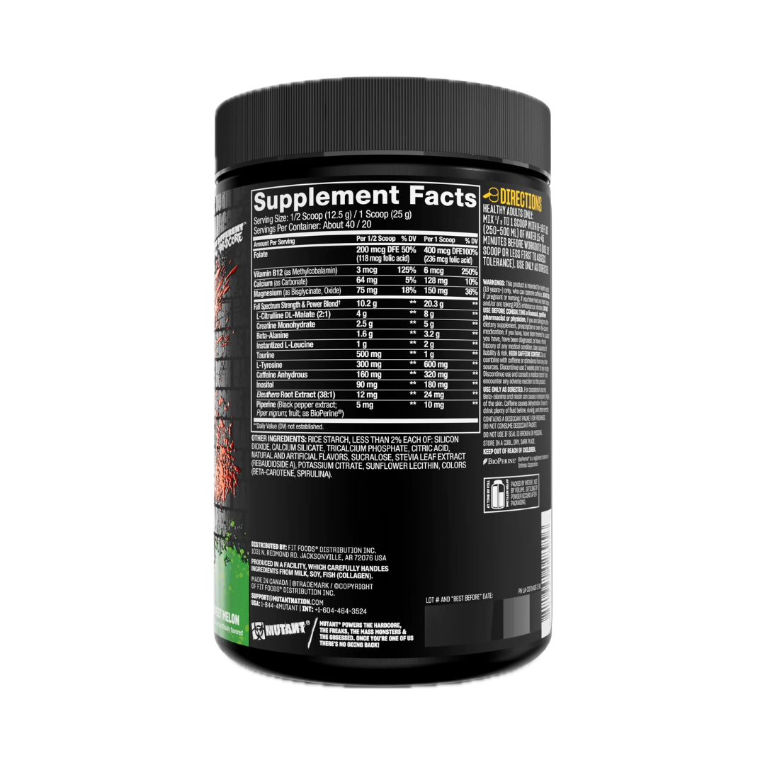 Mutant All-In Pre-Workout 500g Sweet Melon