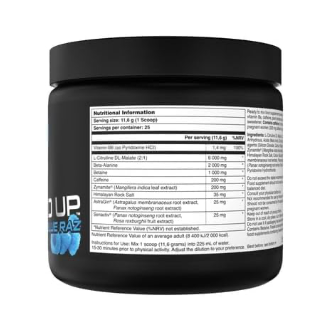 Bucked Up 280g 25 Servings - Blue Raz