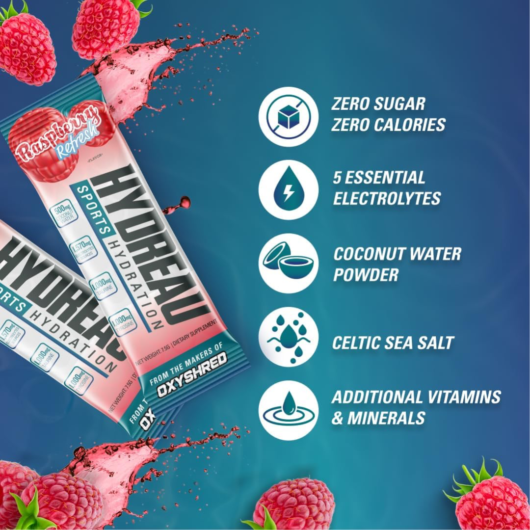 EHP Labs Hydreau 8 Stick Pack 8x65g Kiwi Strawberry