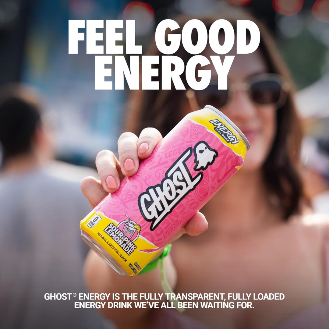 Ghost Energy 12x500ml Sour Pink Lemonade