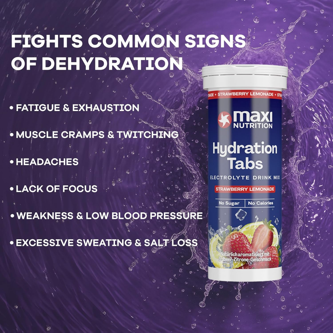 MaxiNutrition Protein Hydration 6x10 Tabs Strawberry Lemonade