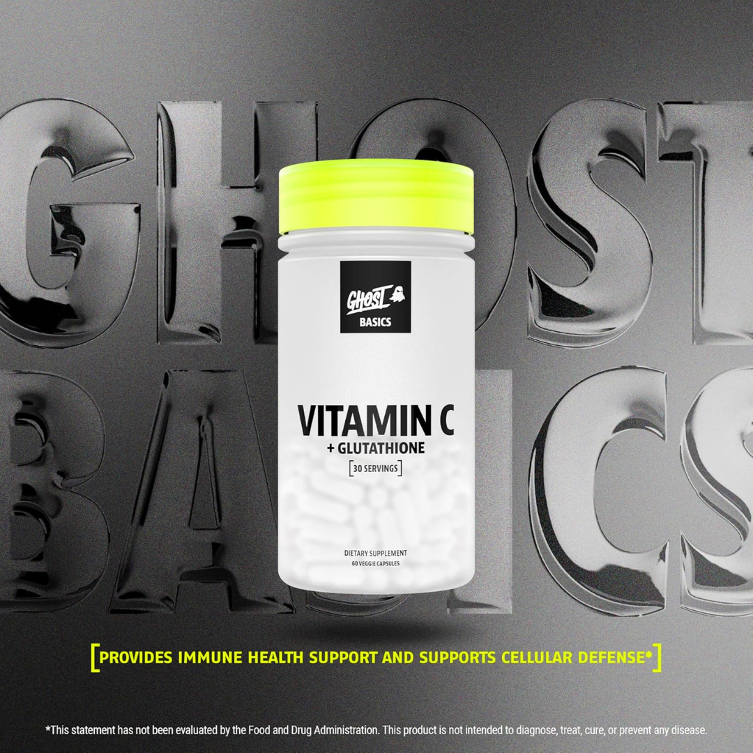 Ghost Basics Vitamin C and Glutathione 60 Caps Unflavoured
