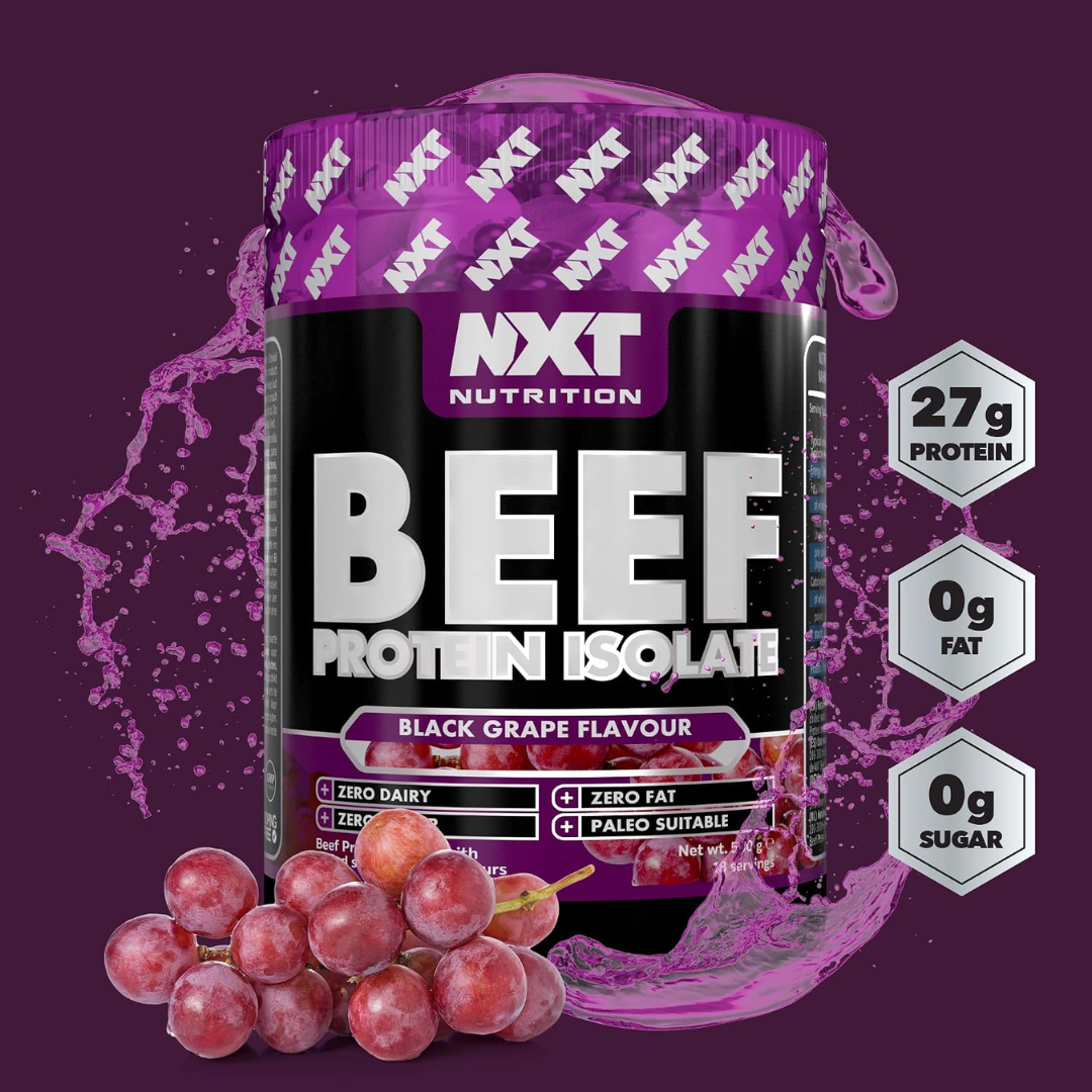 NXT Nutrition Beef Protein Isolate 540g Black Grape