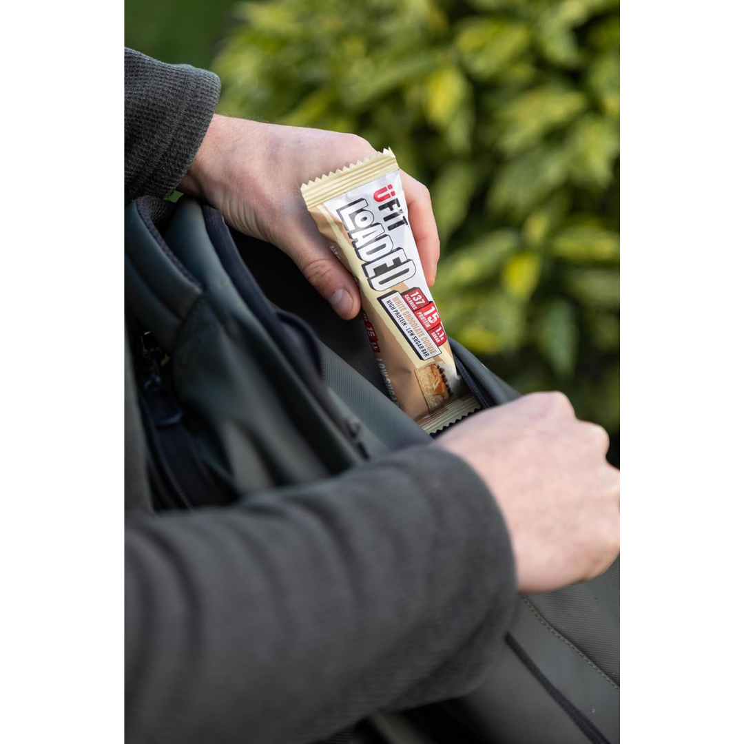 UFIT Loaded Protein Bar 16x45g White Chocolate Cookie