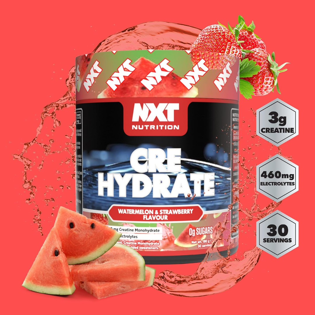 NXT Nutrition CRE Hydrate 180g Watermelon & Strawberry