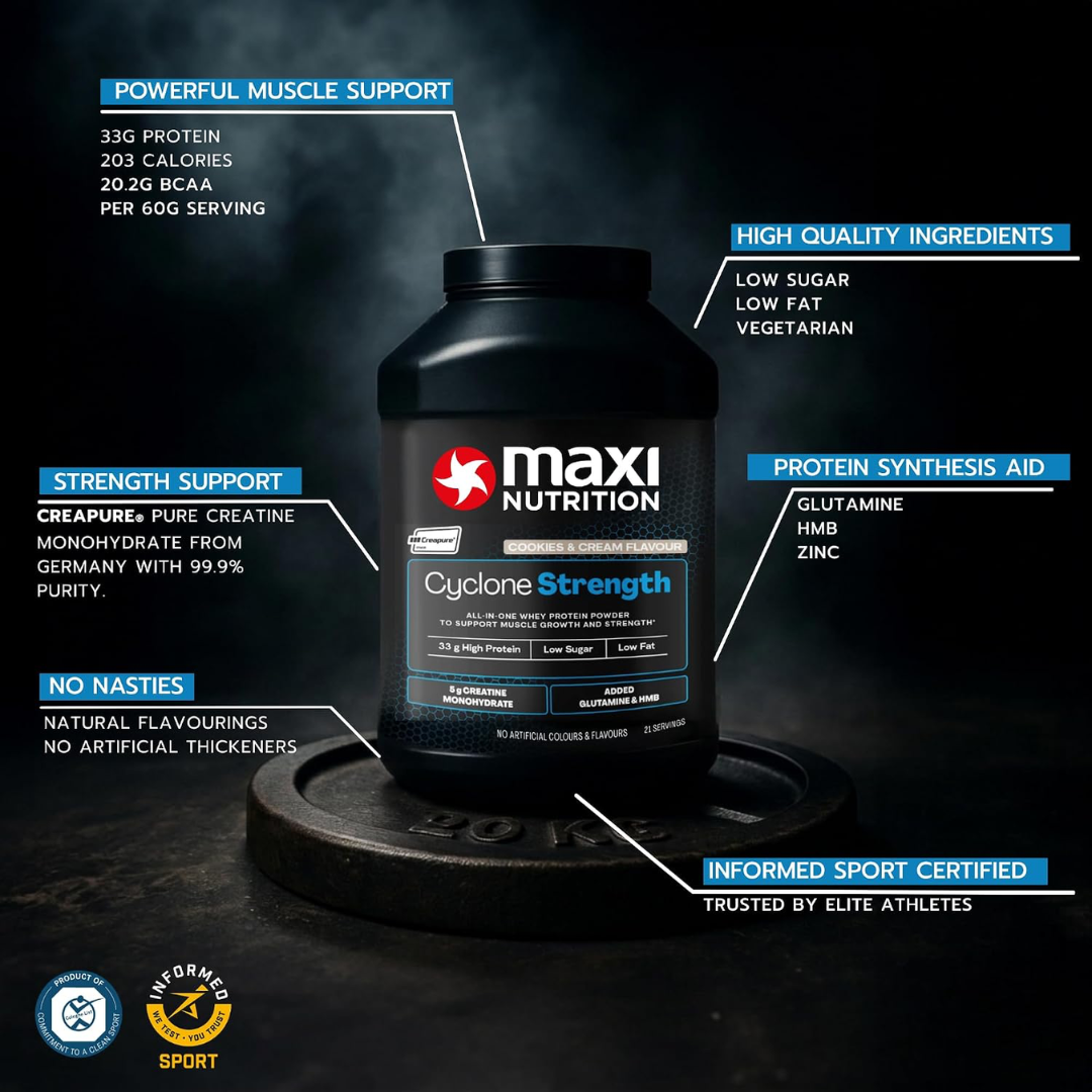 MaxiNutrition Cyclone Powder 1260g - Cookies & Cream