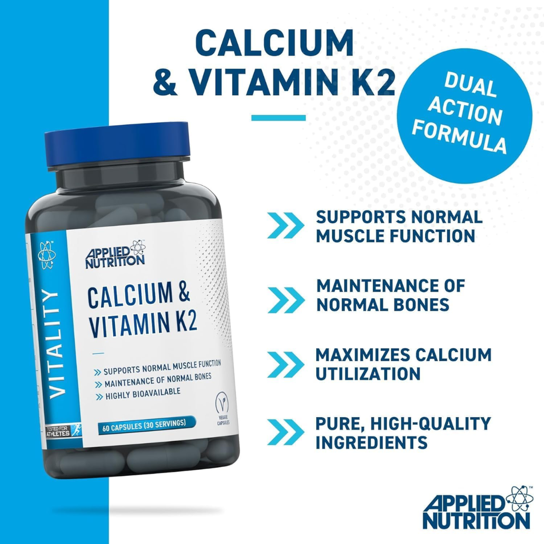 Applied Nutrition VITALITY - Calcium + K2 60 Caps
