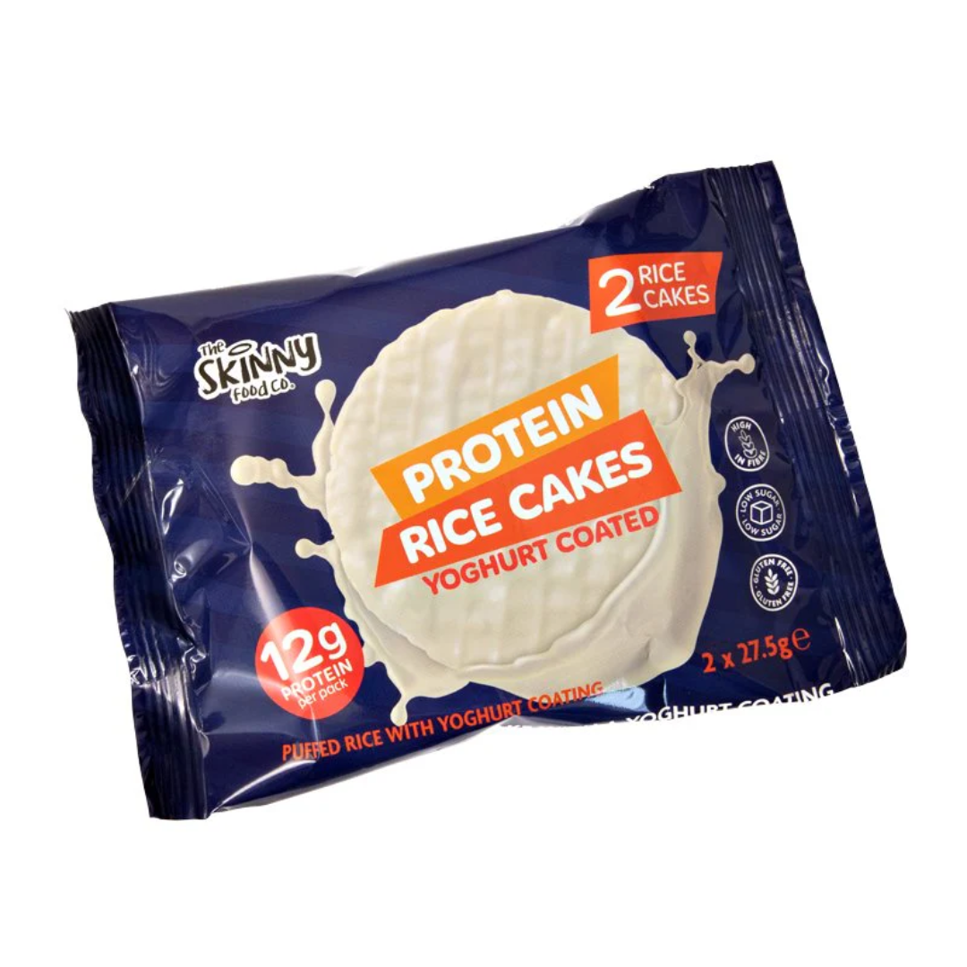 The Skinny Food Co Skinny Rice Cake With High Protein Yoghurt 12x55g White Chocolate