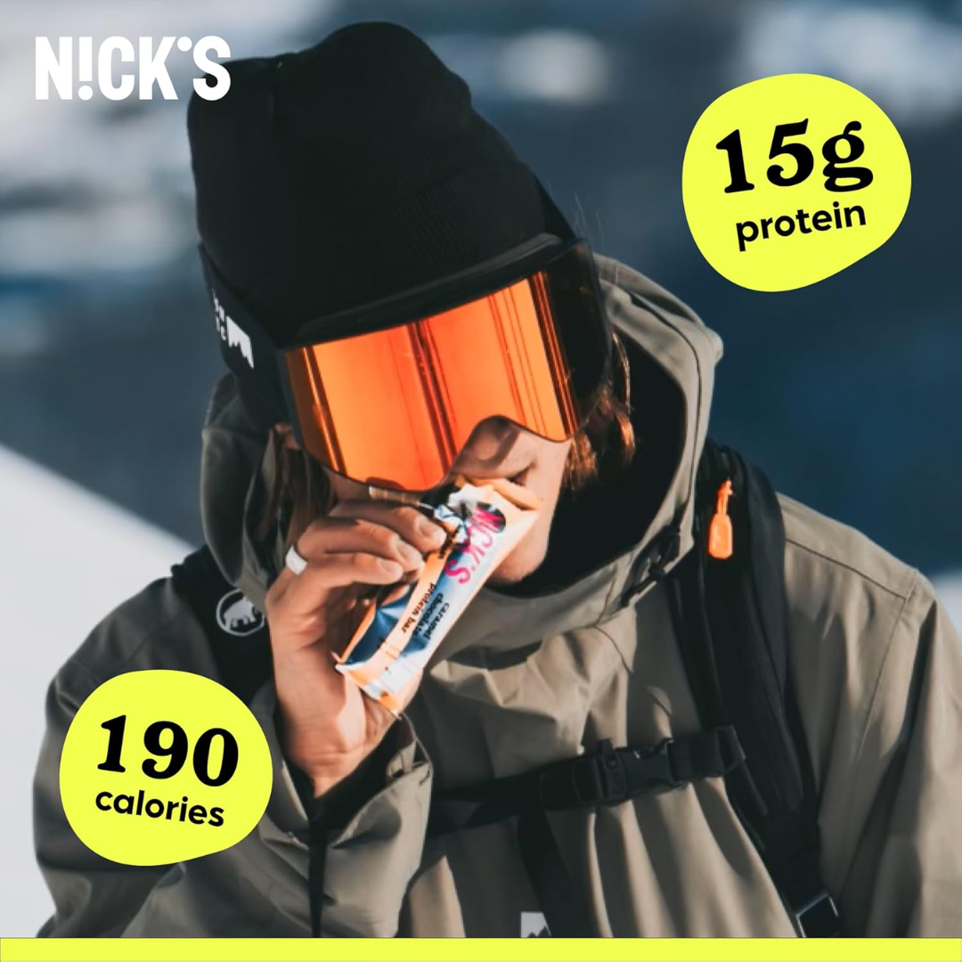NICK'S Protein Bar 12x50g Caramel Chocolate