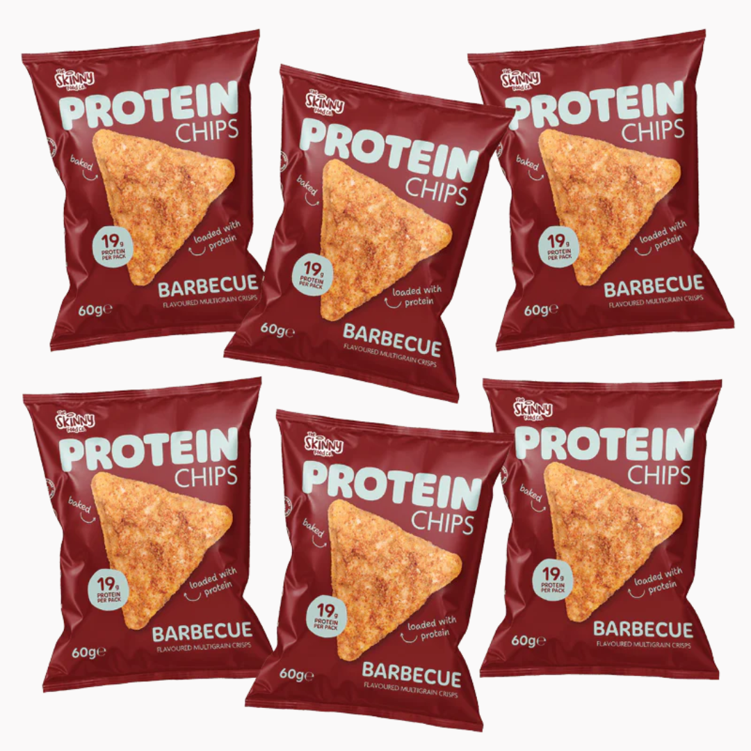 The Skinny Food Co High Protein Chips 6x60g Smokey BBQ