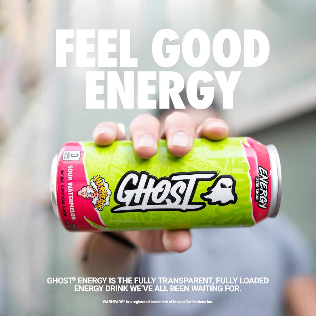 Ghost Energy 12x500ml Warheads Sour Watermelon