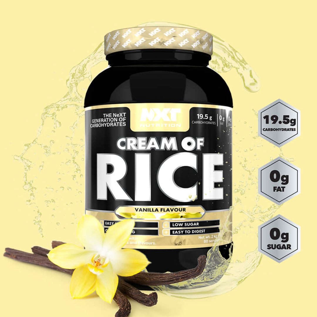 NXT Nutrition Cream of Rice 2kg Vanilla