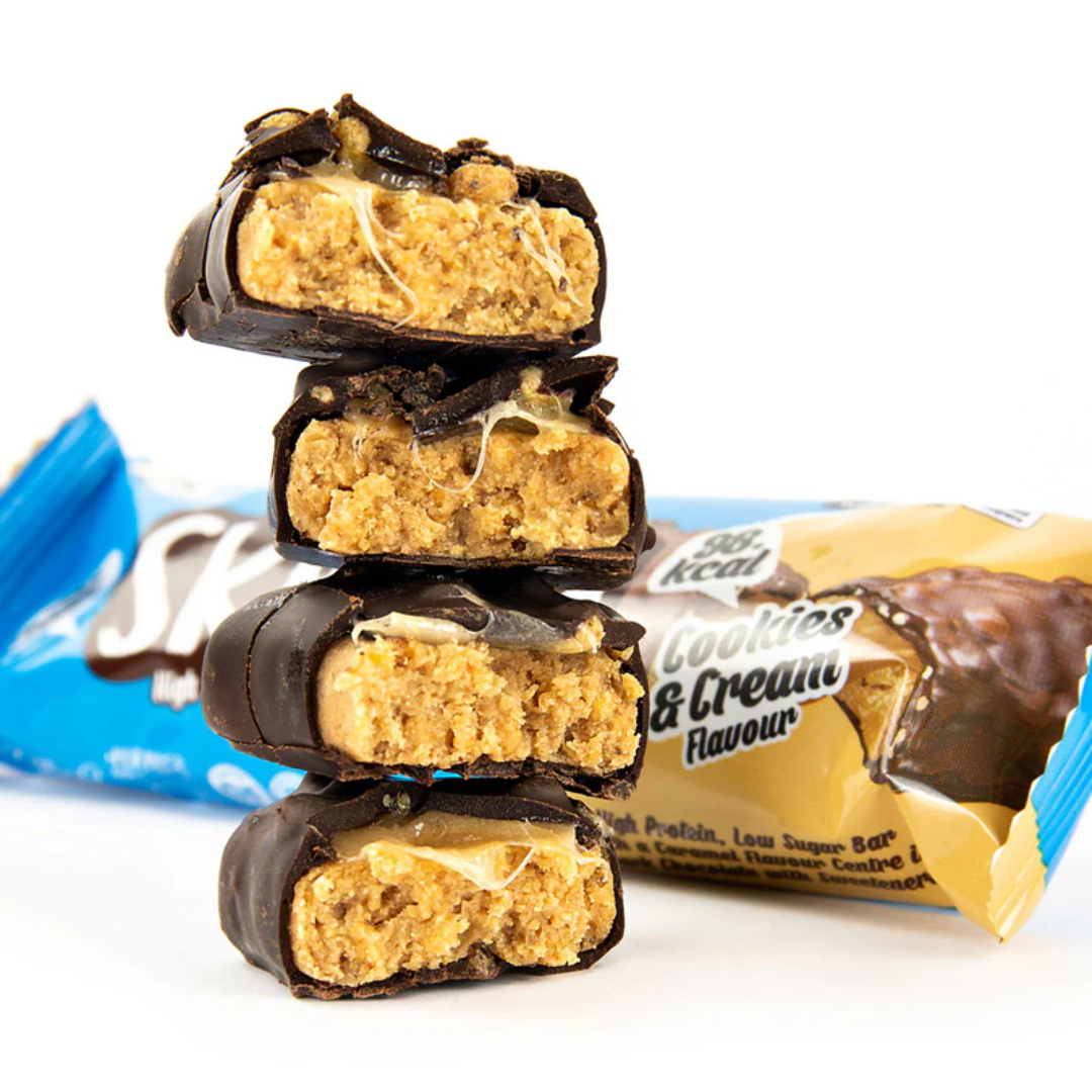 The Skinny Food Co Duo Low Sugar High Protein Bar 12 x 60g Cookies and Cream