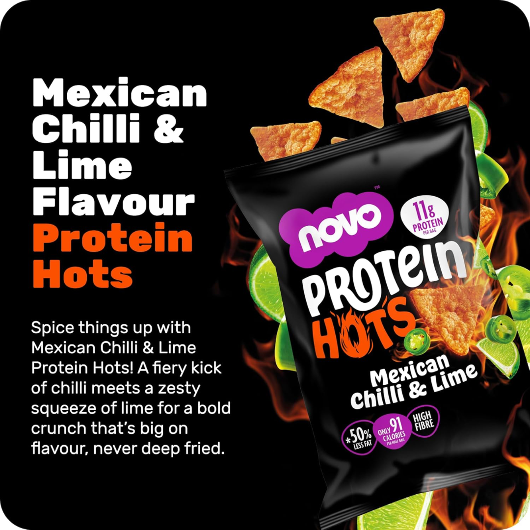 Novo Nutrition Novo Protein Hots 6x45g Mexican Chilli & Lime