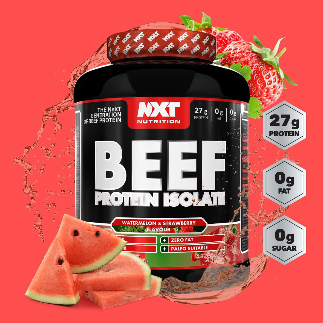 NXT Nutrition Beef Protein Isolate 1.8kg Watermelon & Strawberry