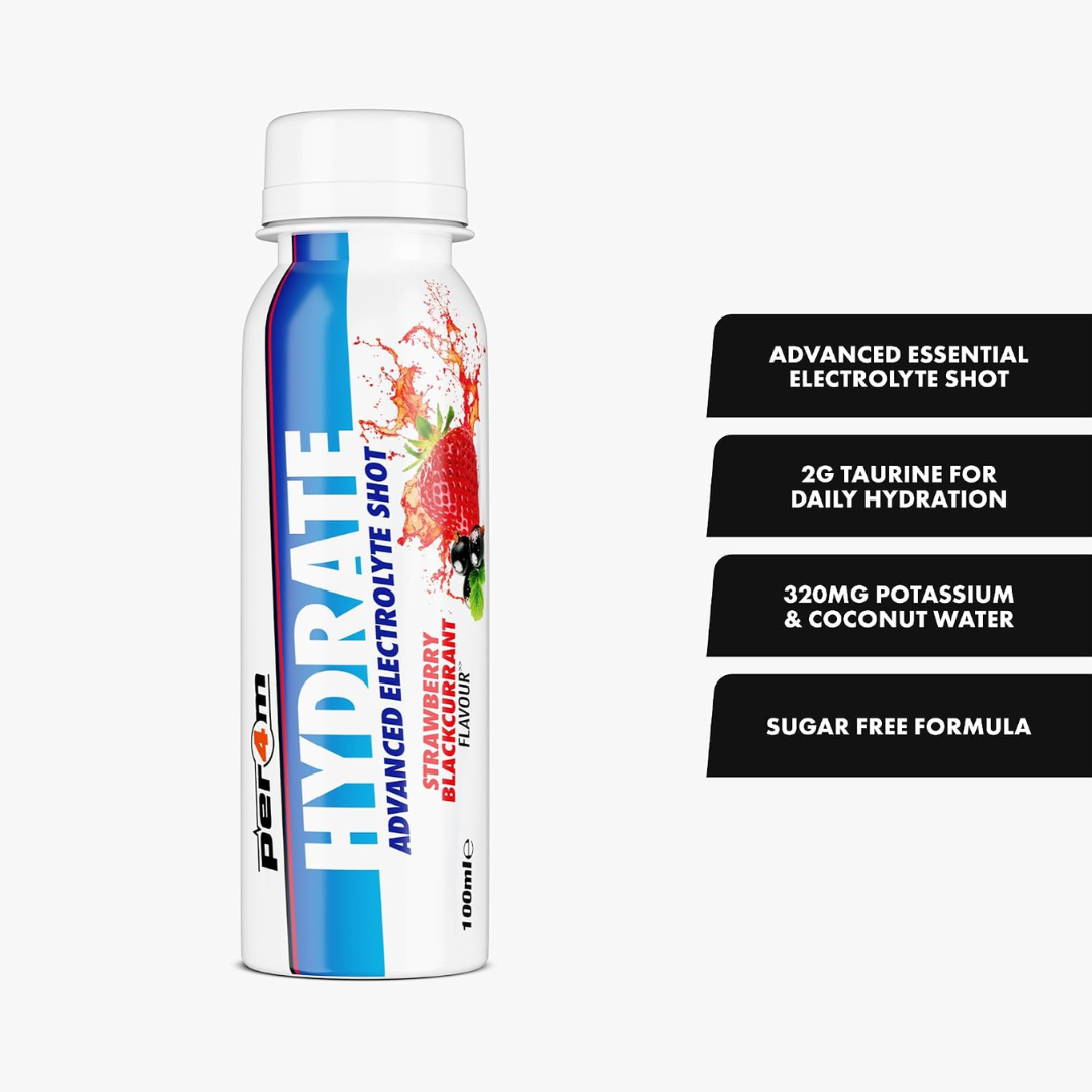 Per4m Hydrate Advanced Electrolyte Shot 100ml Strawberry Blackcurrant