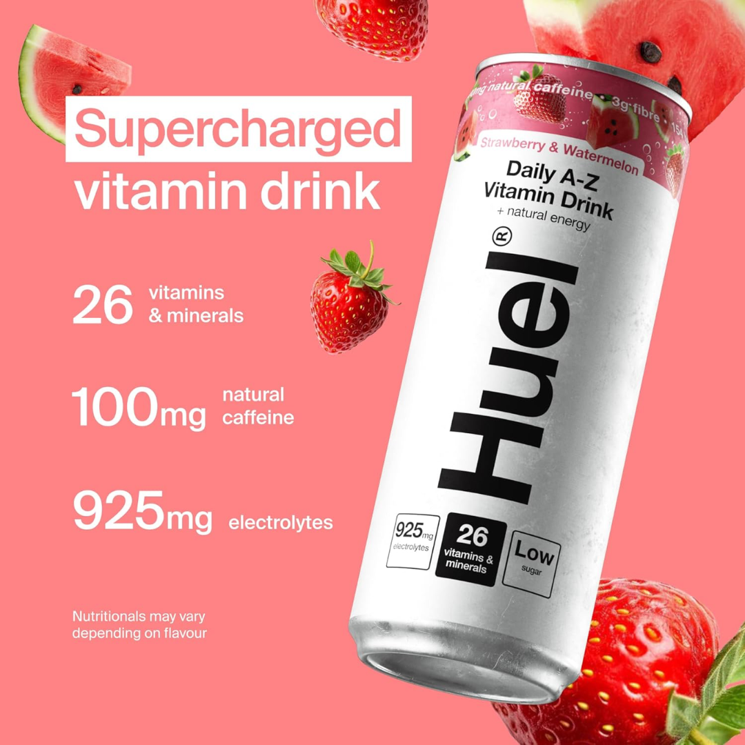 Huel Daily A-Z Vitamins 12x330ml - Watermelon
