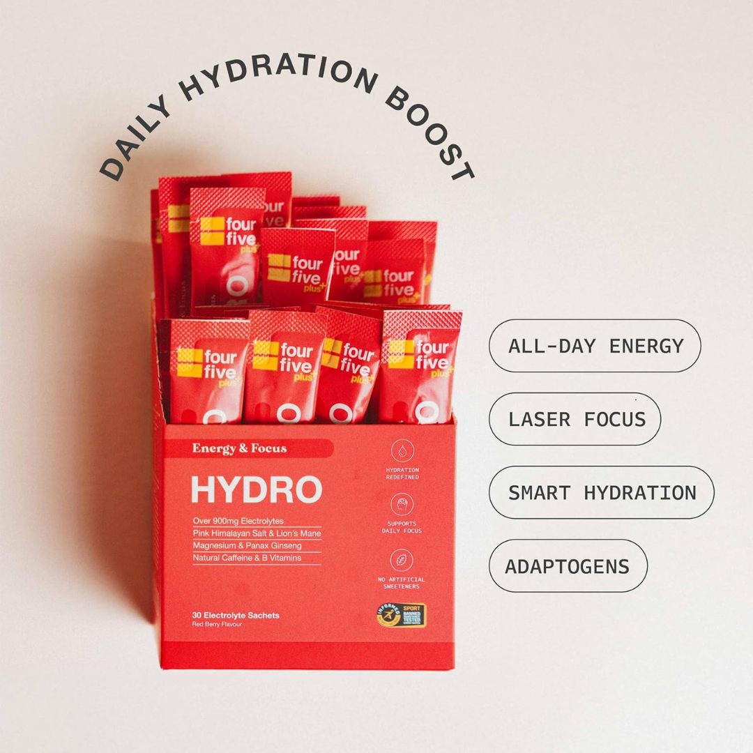 FourFive Energy & Focus Sachets 30 x 1 Sachets Red Berry