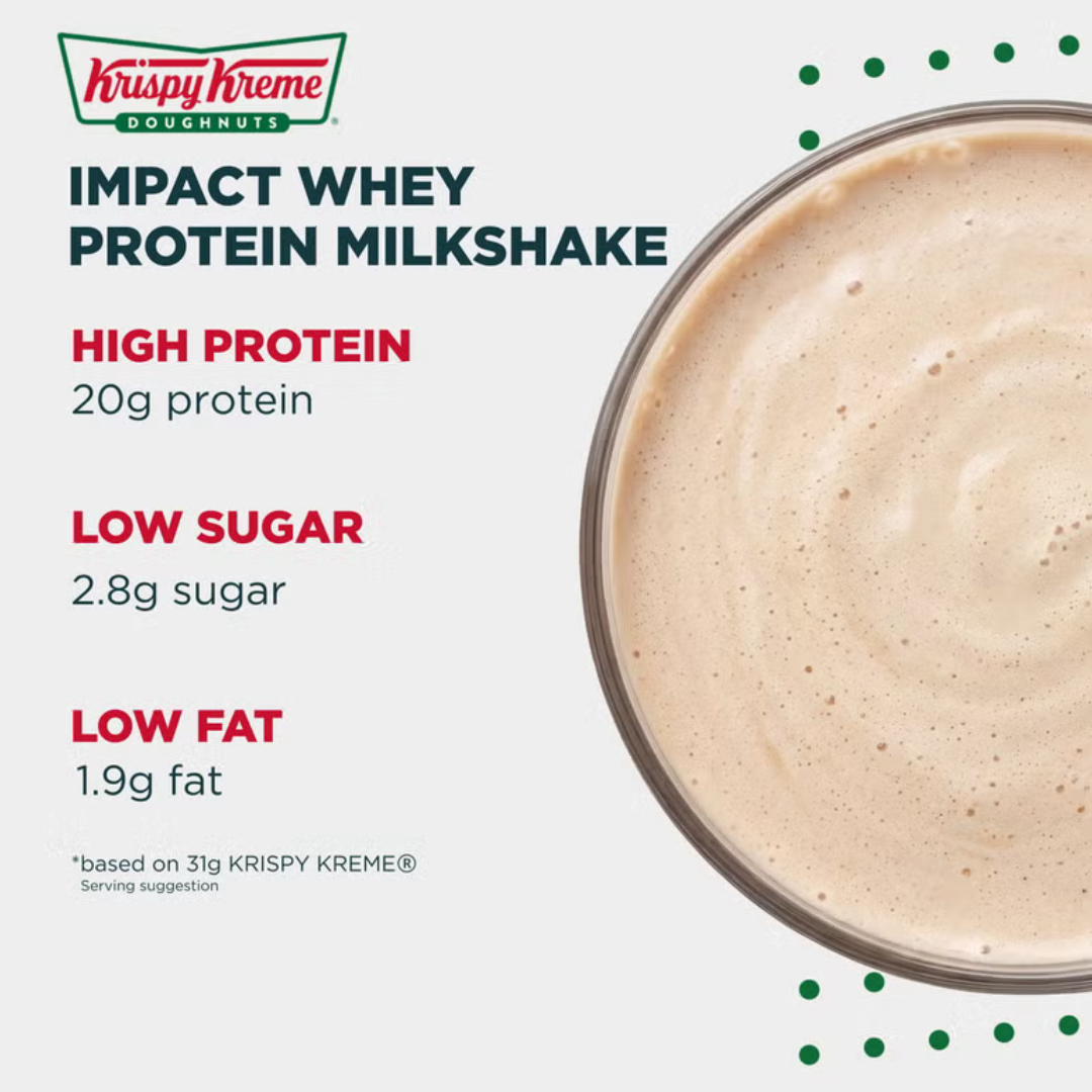 MyProtein Impact Whey Isolate Shake 480g Krispy Kreme Original Glazed Doughnut