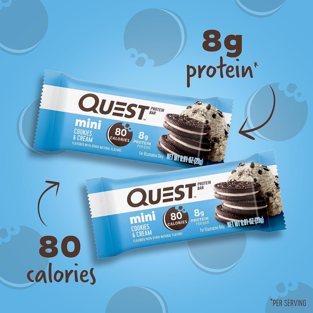 Quest Nutrition Mini Protein Bar 8x32g Cookies & Cream