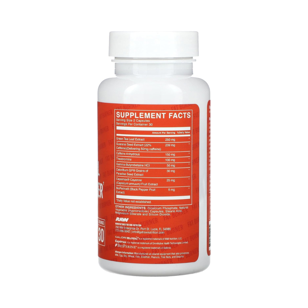 Raw Nutrition Essential Fat Burner 60 Caps