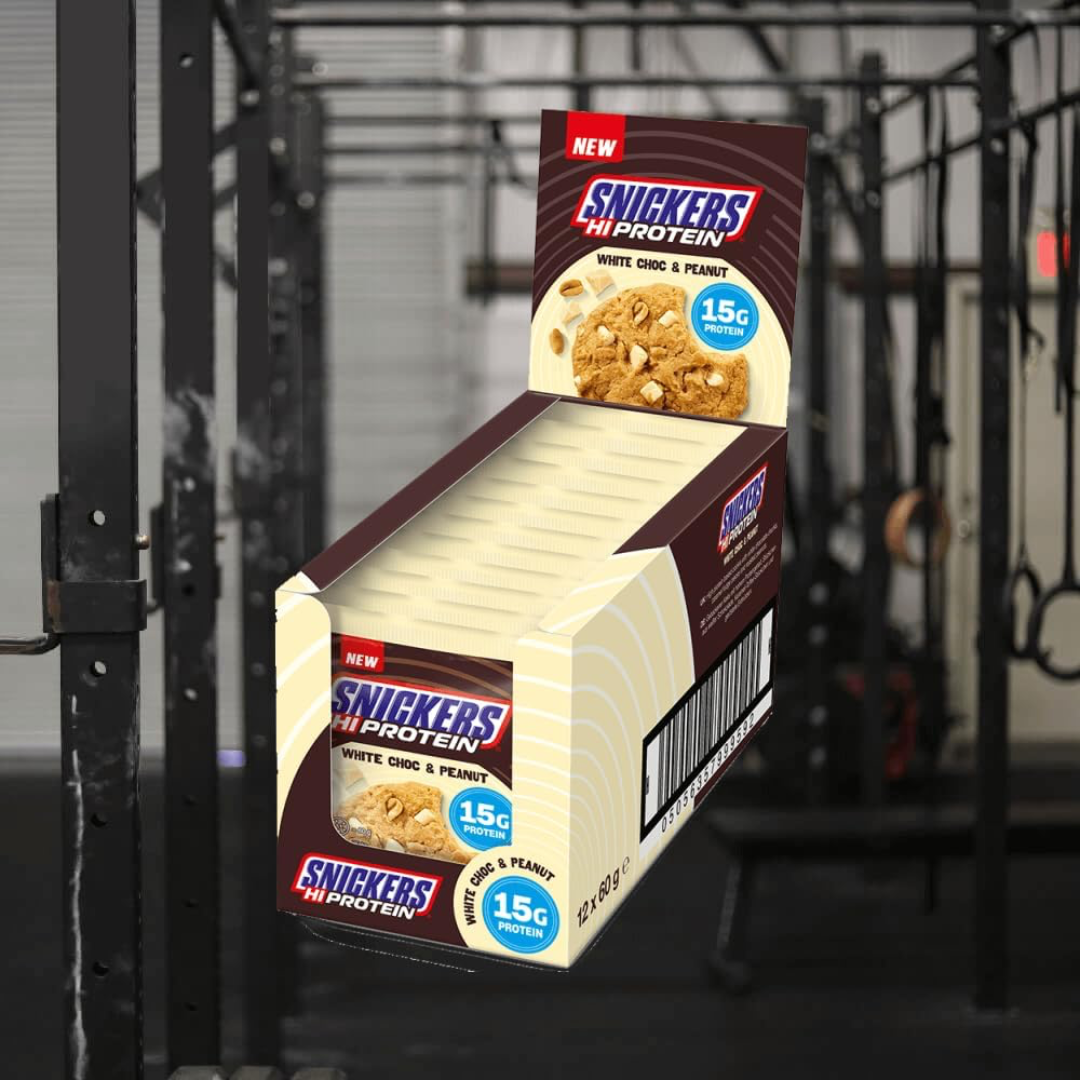 Snickers Protein Cookie 12x60g White Chocolate