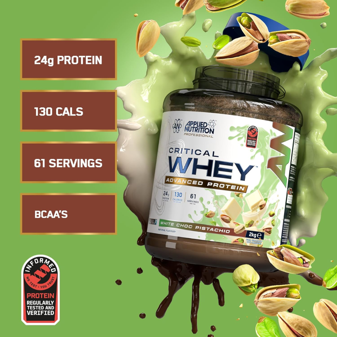 Applied Nutrition Critical Whey 2kg White Choc Pistachio