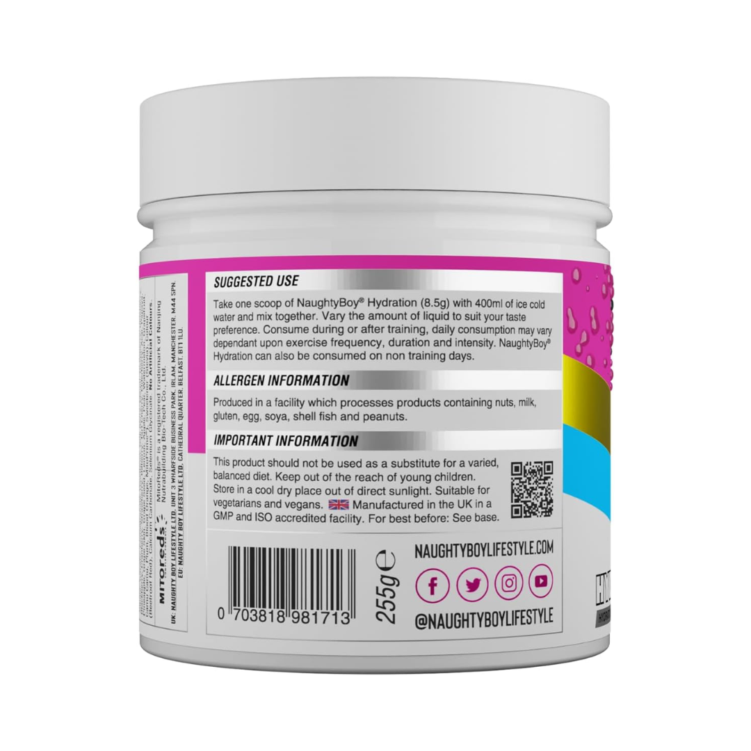 Naughty Boy Hydration 255g Candy Bubblegum
