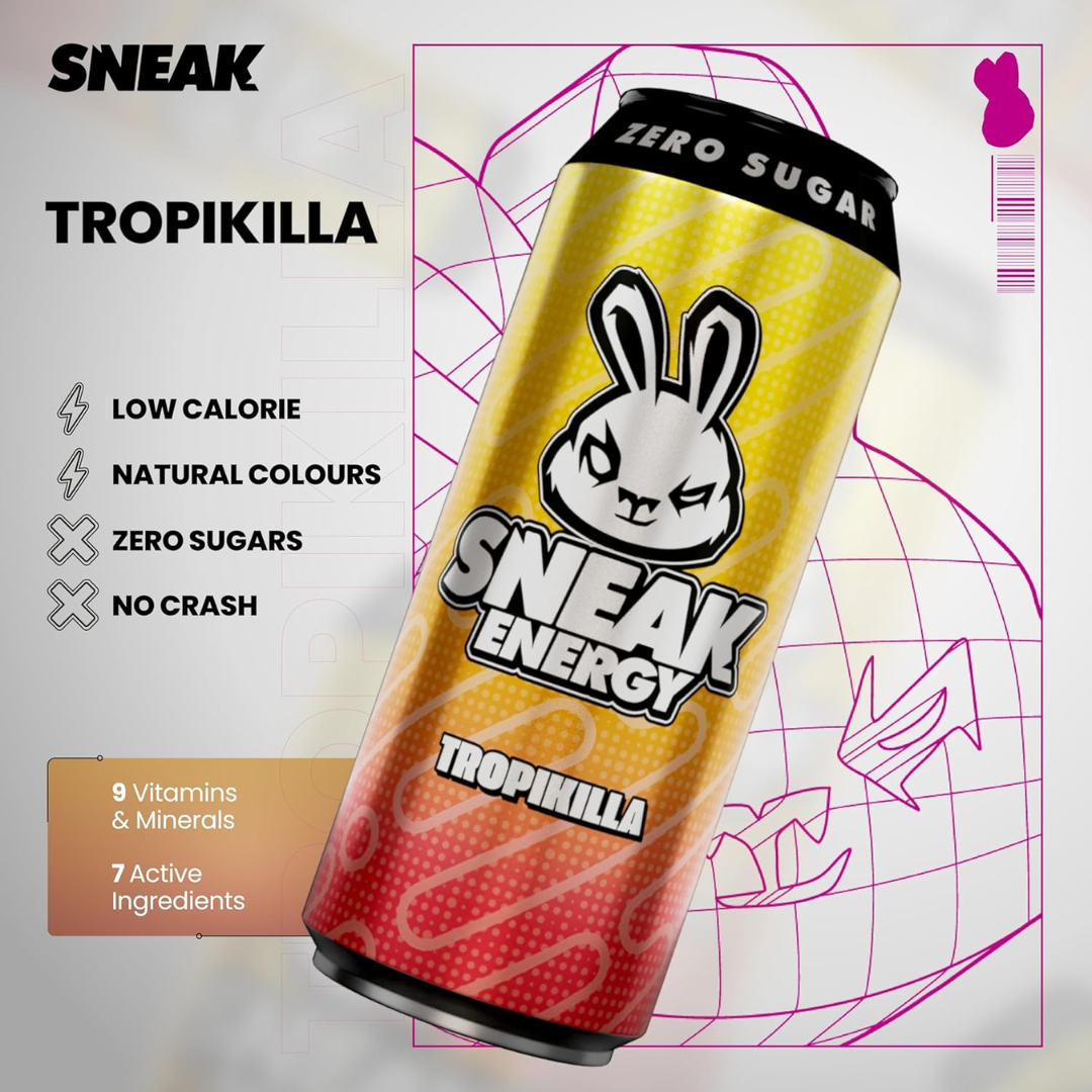 SNEAK Energy 12x500ml Tropikilla