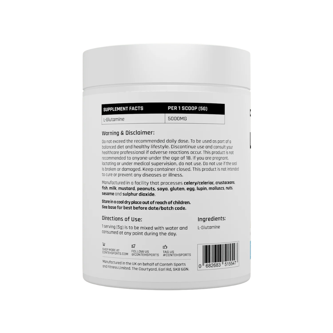 Conteh Sports L-Glutamine 500g Unflavoured