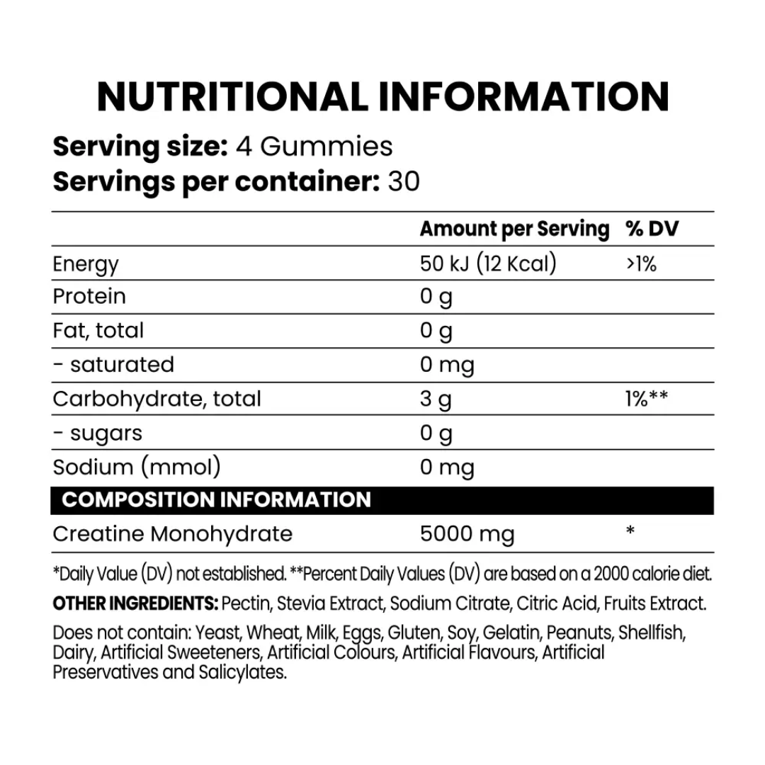 Chaos Crew Creatine Gummies 120 Softgels Mix Up