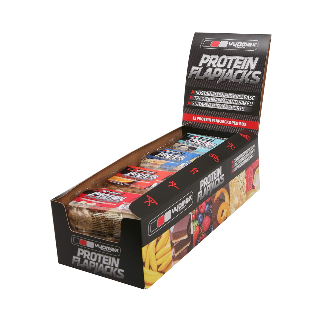 Vyomax Nutrition Protein Flapjacks 12x100g Cookies & Cream