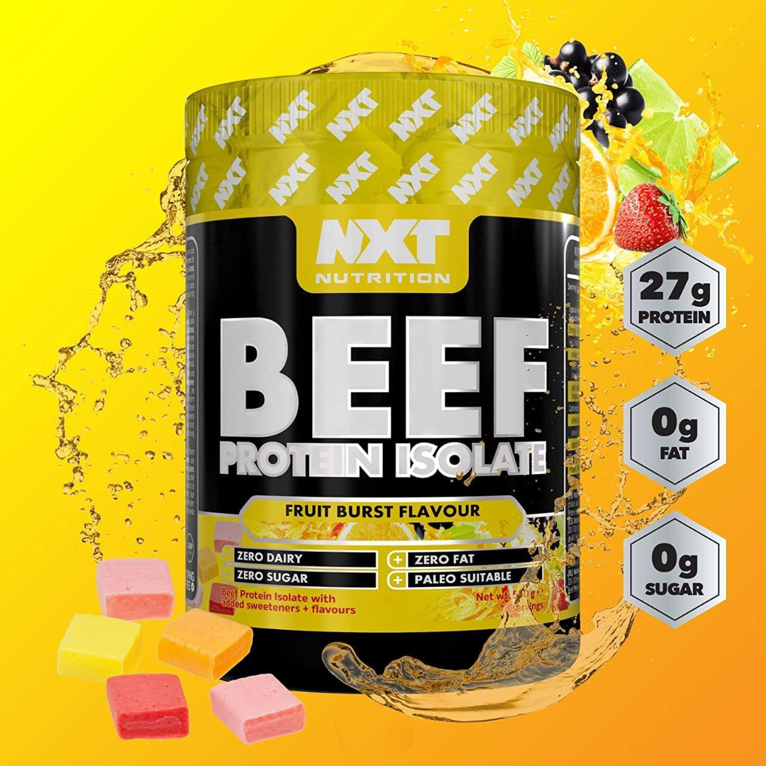 NXT Nutrition Beef Protein Isolate 540g Fruit Burst