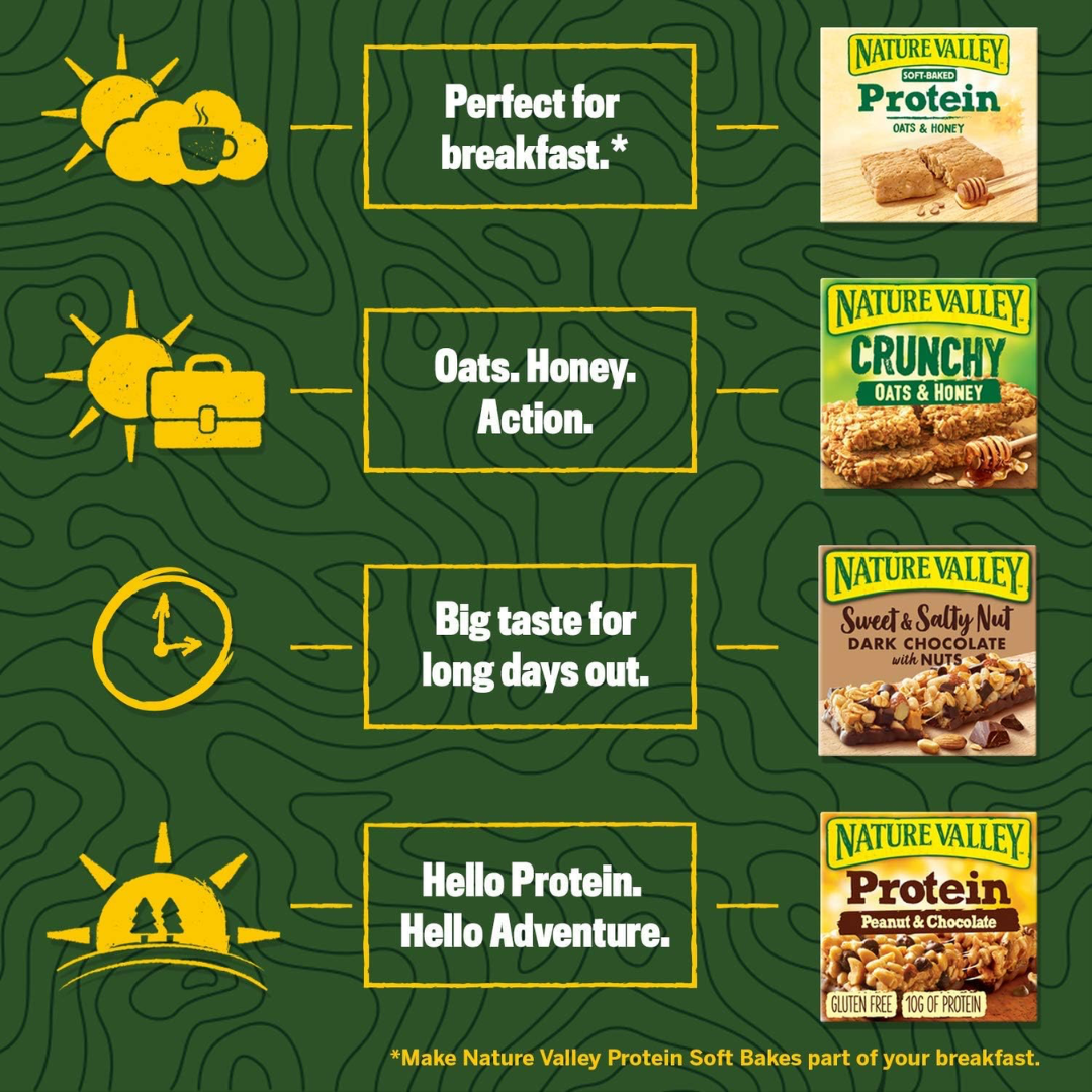 Nature Valley Crunchy 18x42g Oats & Honey
