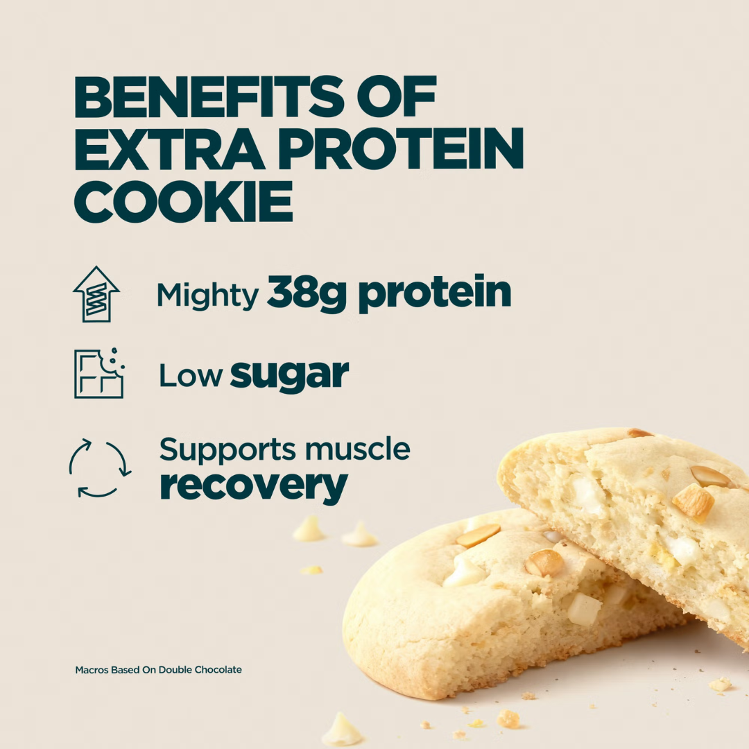MyProtein Extra Cookie 12x75g White Chocolate Almond