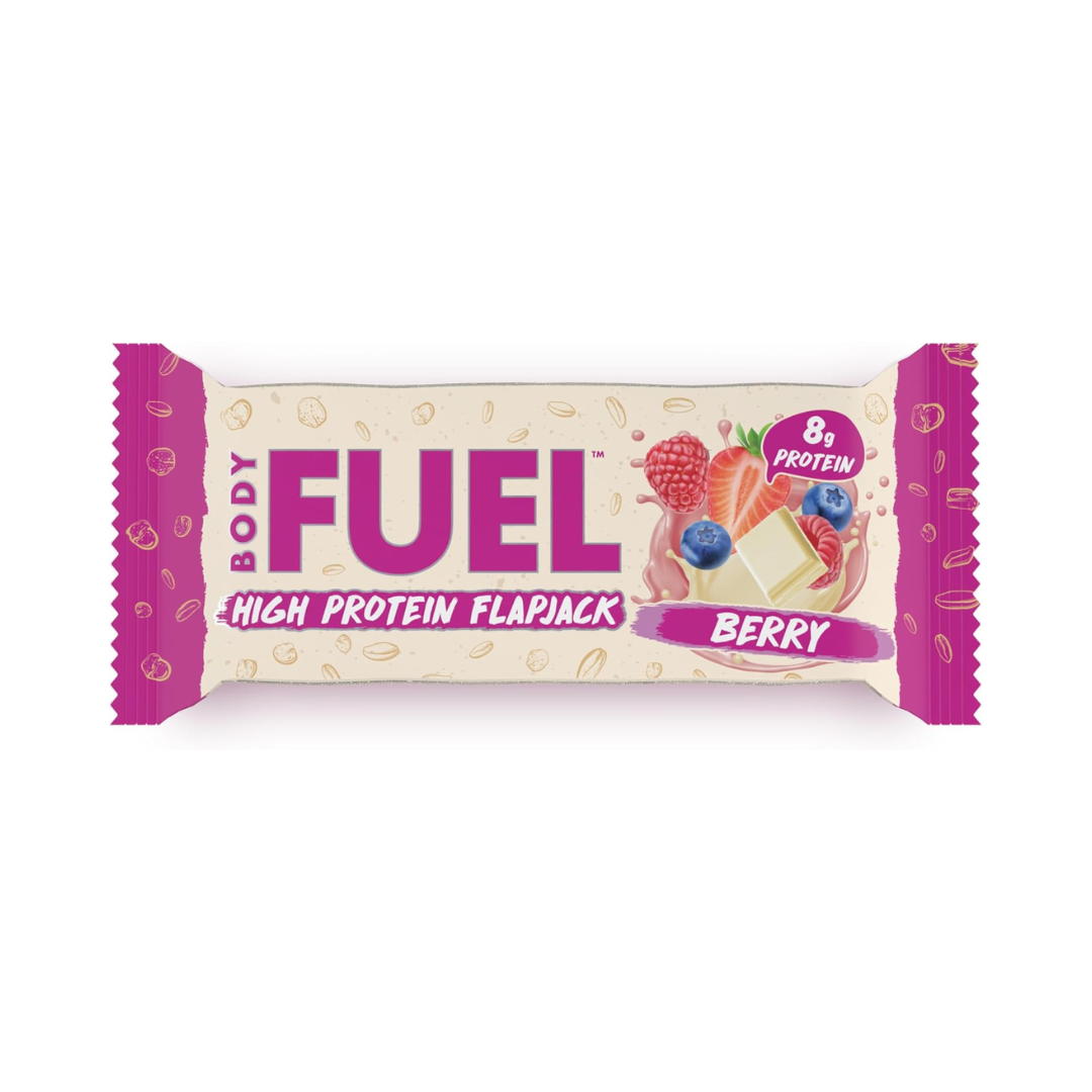 Applied Nutrition Body Fuel High Protein Flapjacks 12x40g Berry