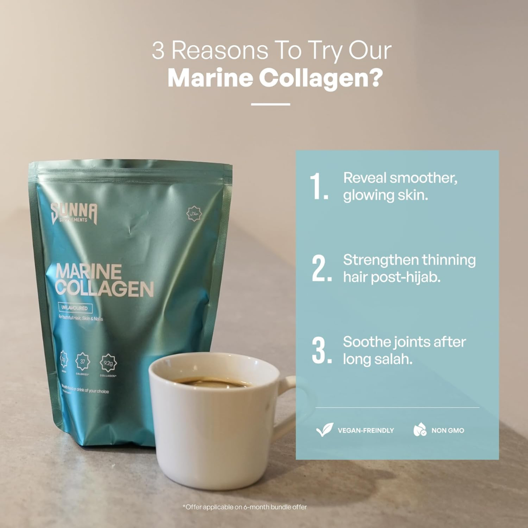 Sunna Supplements Marine Collagen 250g Unflavoured