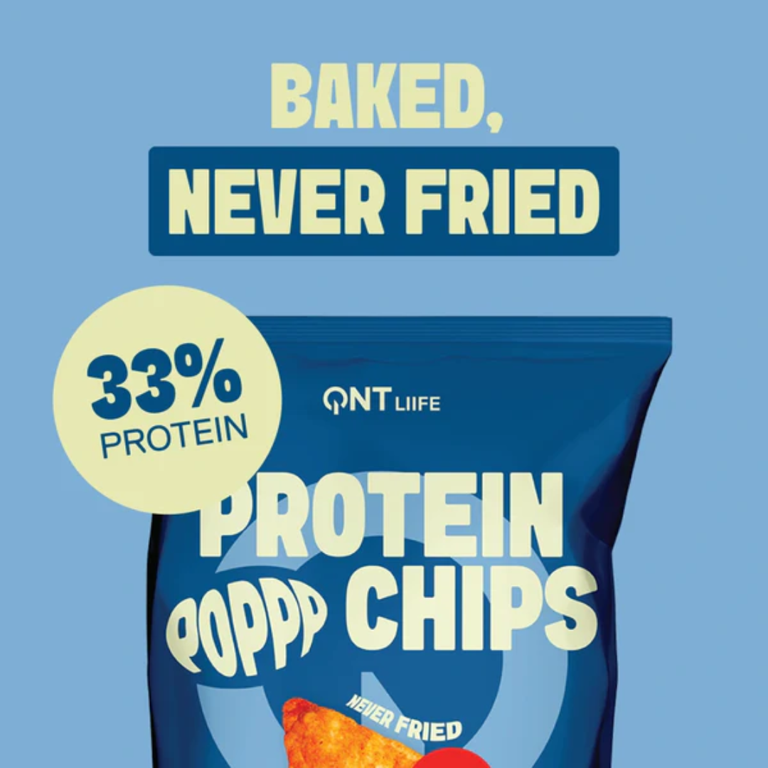 QNT Protein Chips 12x50g Paprika