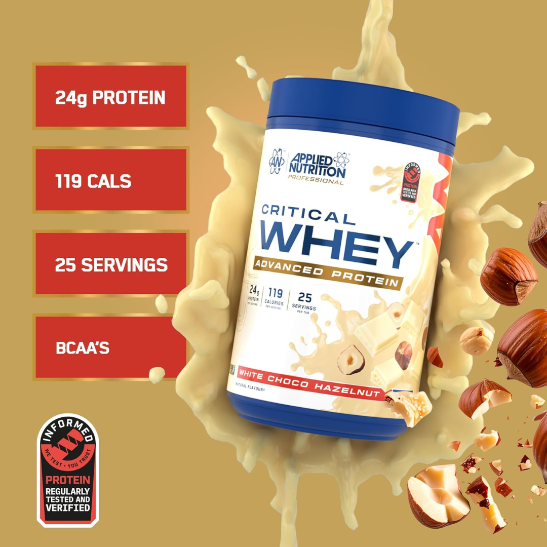 Applied Nutrition Critical Whey 825g White Choc Hazelnut