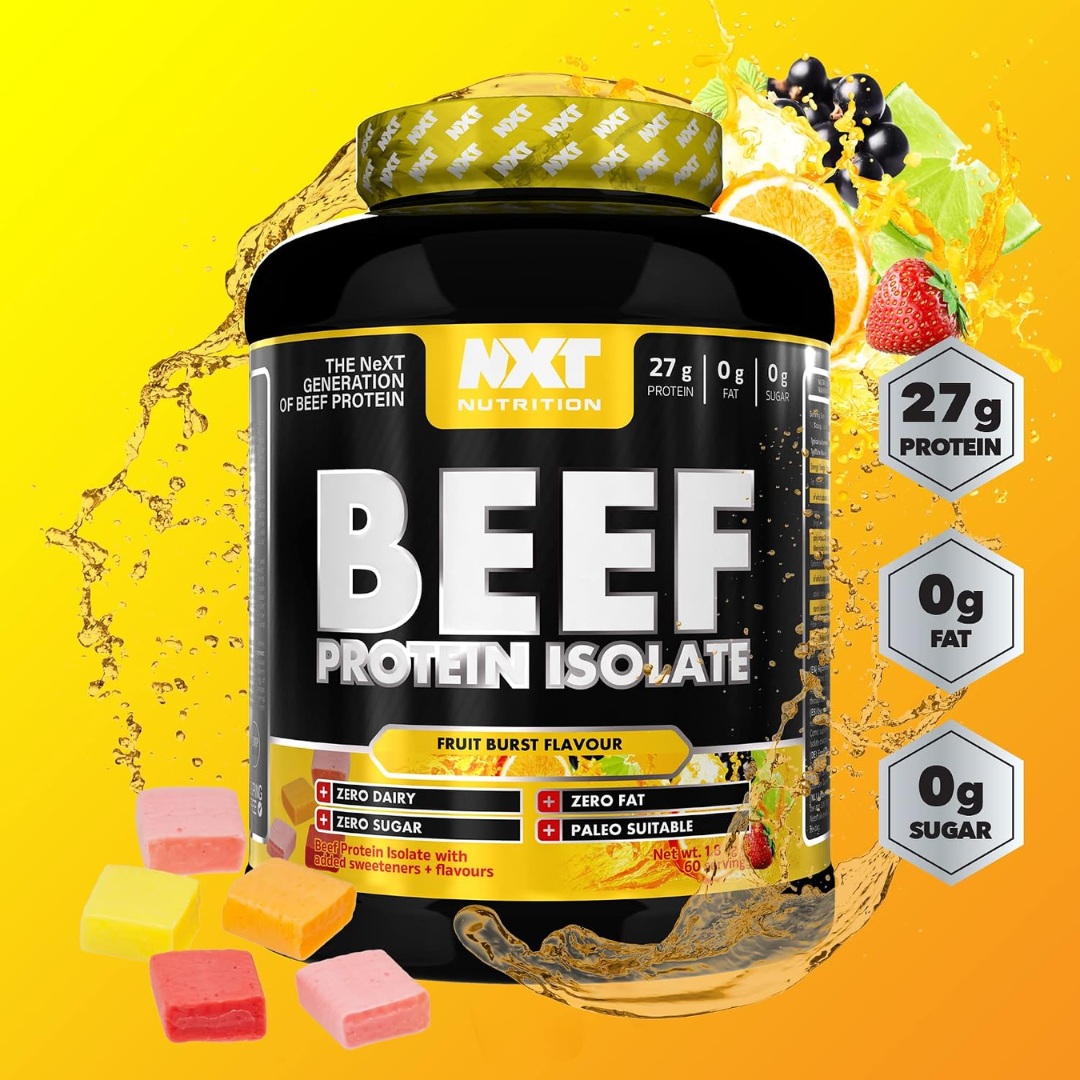 NXT Nutrition Beef Protein Isolate 1.8kg Perfectly Peachy