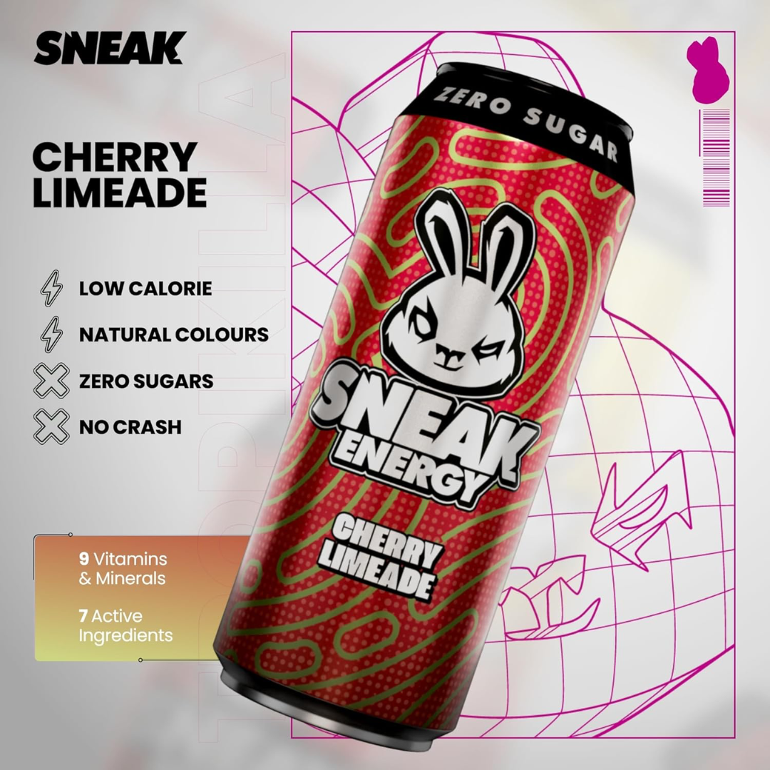 SNEAK Energy 12x500ml Cherry Limeade