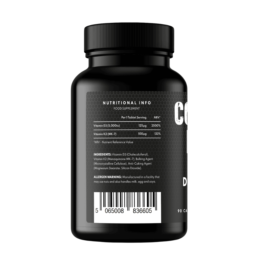 Combat Fuel High Strength Vitamin D3 5000iu and K2