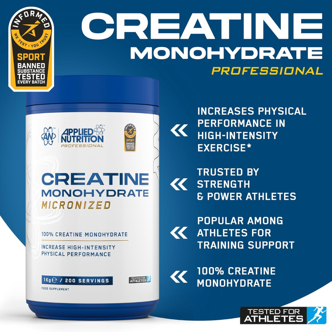 Applied Nutrition Creatine Monohydrate 1kg Unflavoured