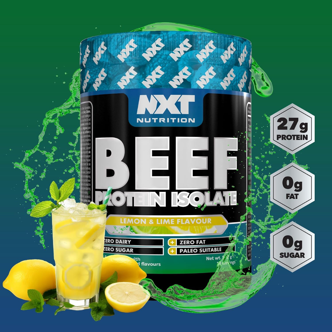 NXT Nutrition Beef Protein Isolate 540g Lemon & Lime