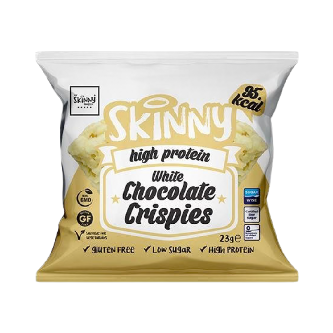 The Skinny Food Co Skinny High Protein Crispies 10x23g White Chocolate