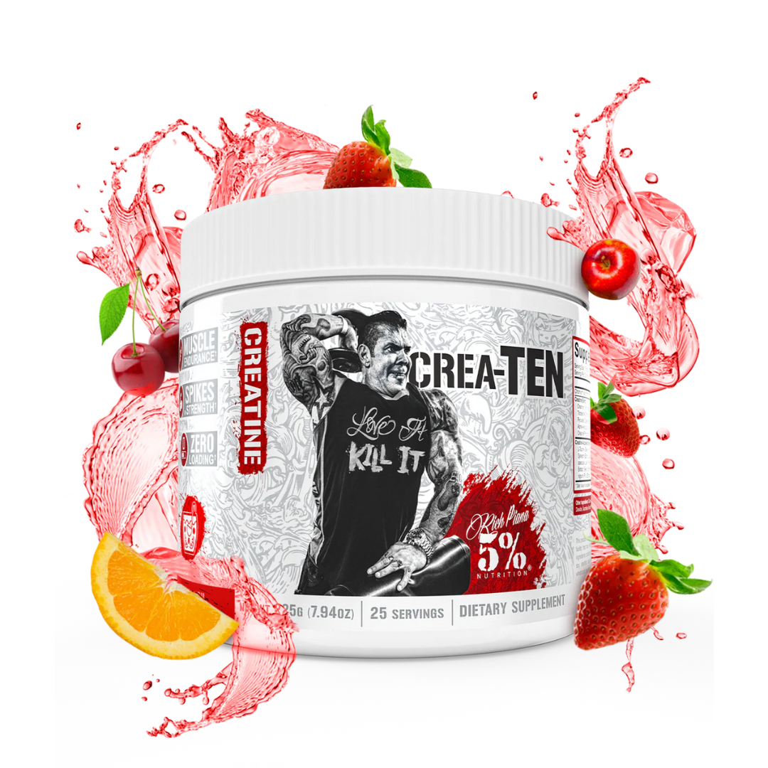 Rich Piana 5% Nutrition CREA-TEN Legendary Series 225g Fruit Punch