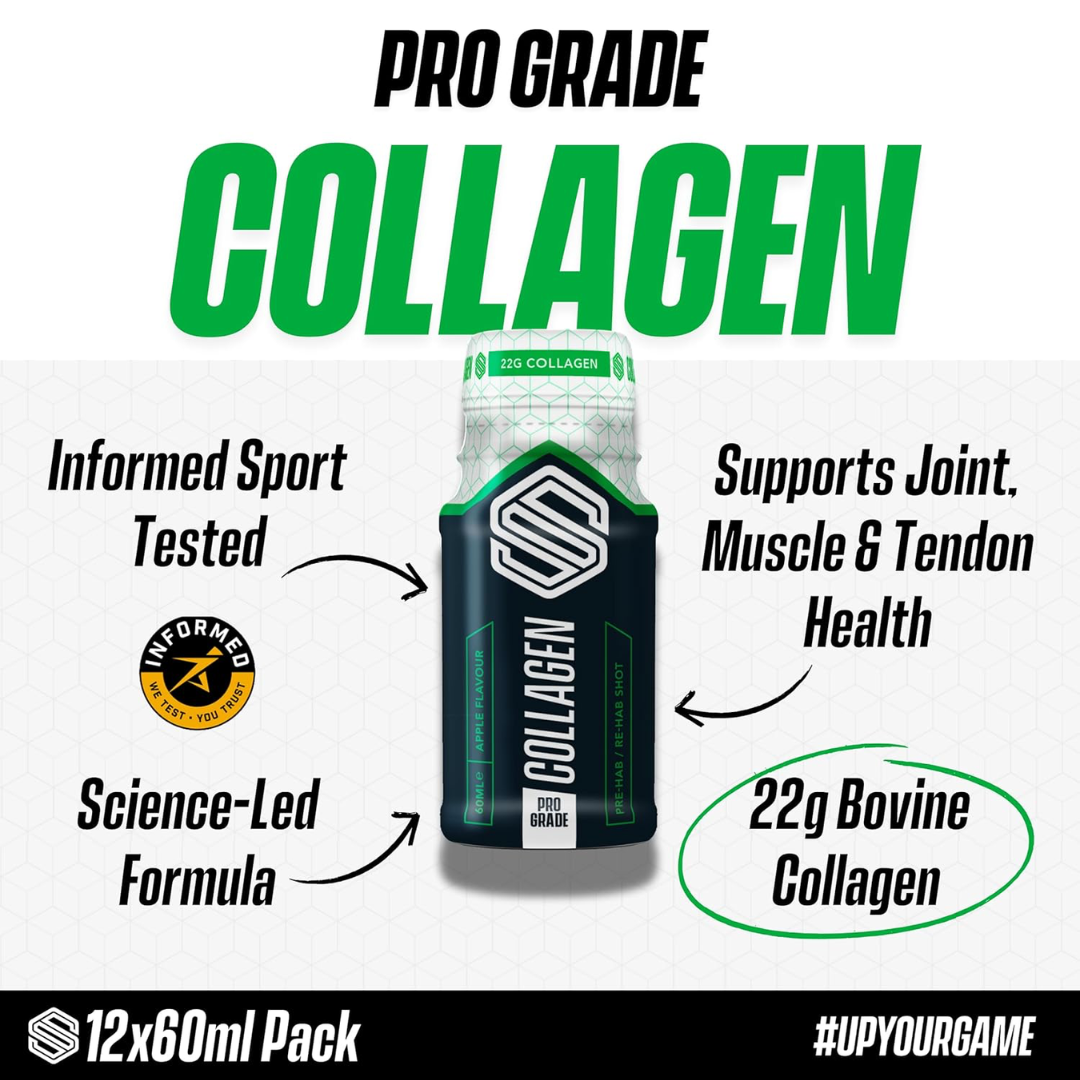 Soccer Supplement Collagen Shot 12x60ml Apple