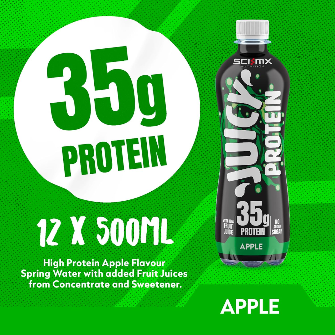Sci-Mx Juicy Protein 12x500ml Apple