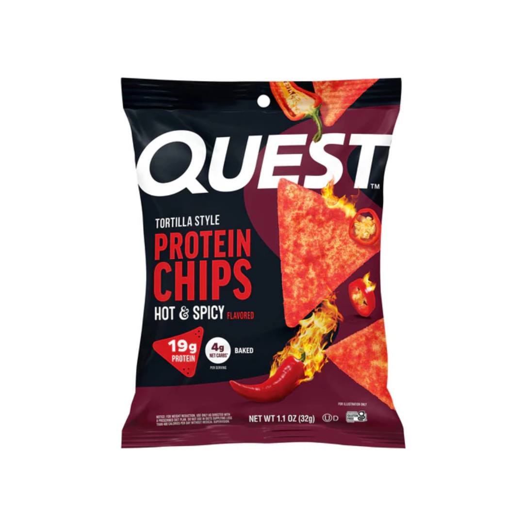 Quest Nutrition Protein Chips 8x32g Hot & Spicy